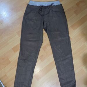 New Anthropology Daughters of the Liberation 100% Cotton Linen Pants size 8